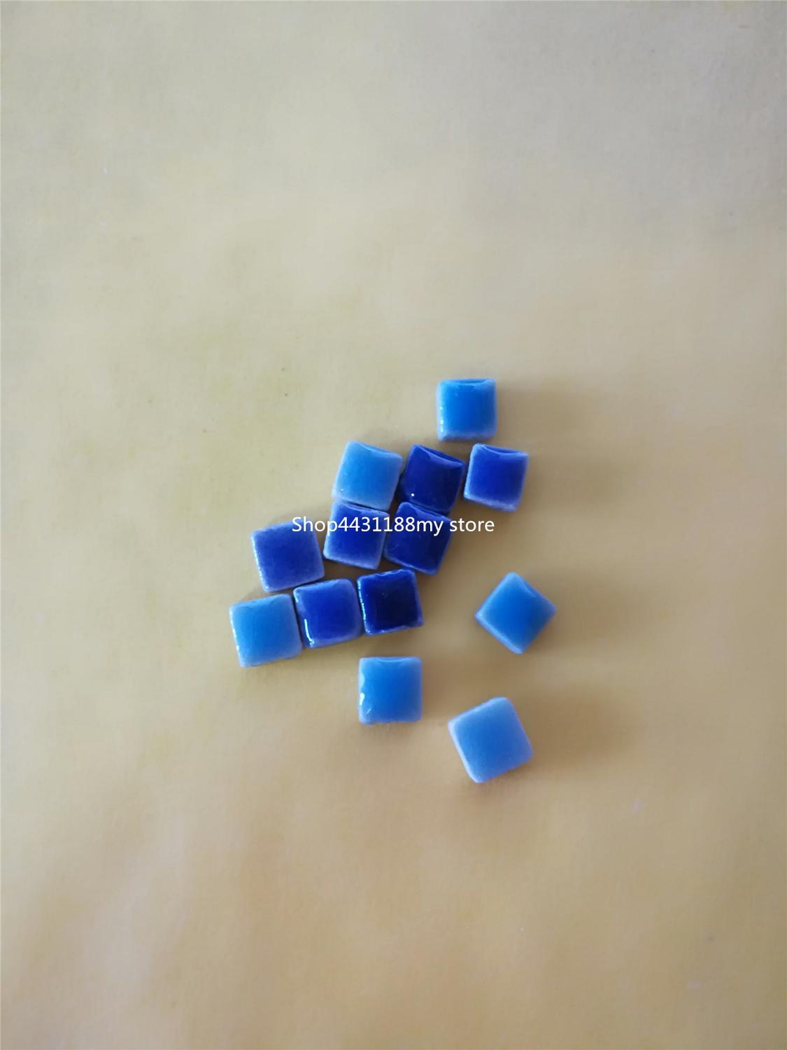 100g(560 stk) ultra mini fliser 5*5*3.5mm blandede farger keramiske mosaikkfliser til diy håndverk mosaikkmateriale: Farge 2