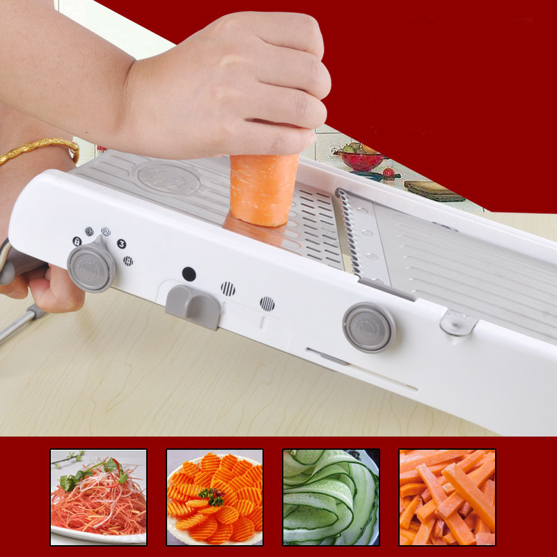 Handmatig Groentesnijder Mandoline Cutter Rasp Fruit Chooper Julienne Aardappel Wortel Ui Keuken Groente Tool Accessoires