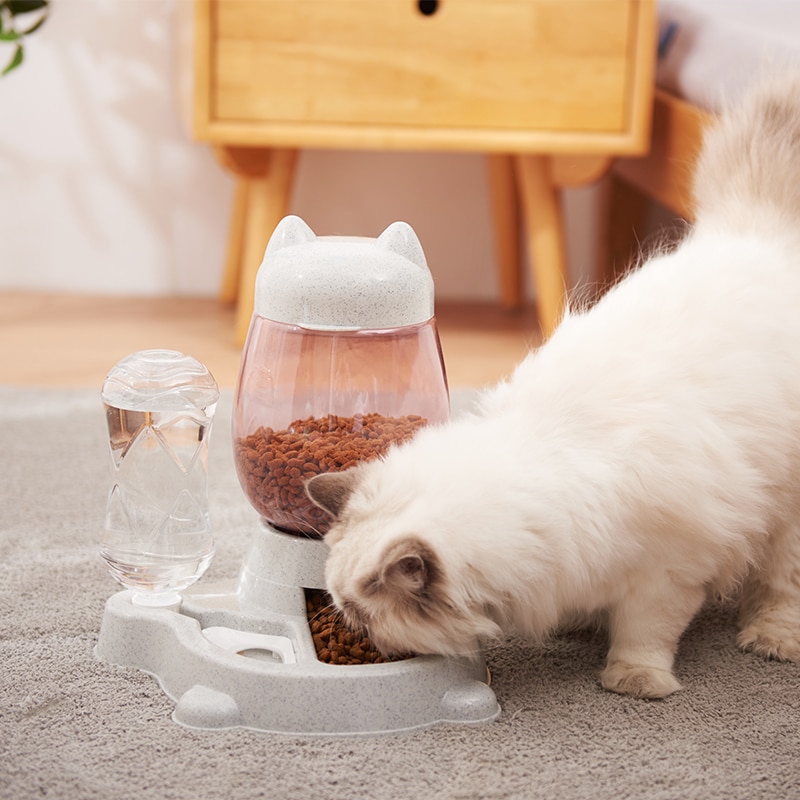 2.2l automatische voerbakken voor honden en katten, voor drinkwater, 528ml flessenbakken voor kittens, slowfood-voercontainer voor huisdierenbenodigdheden