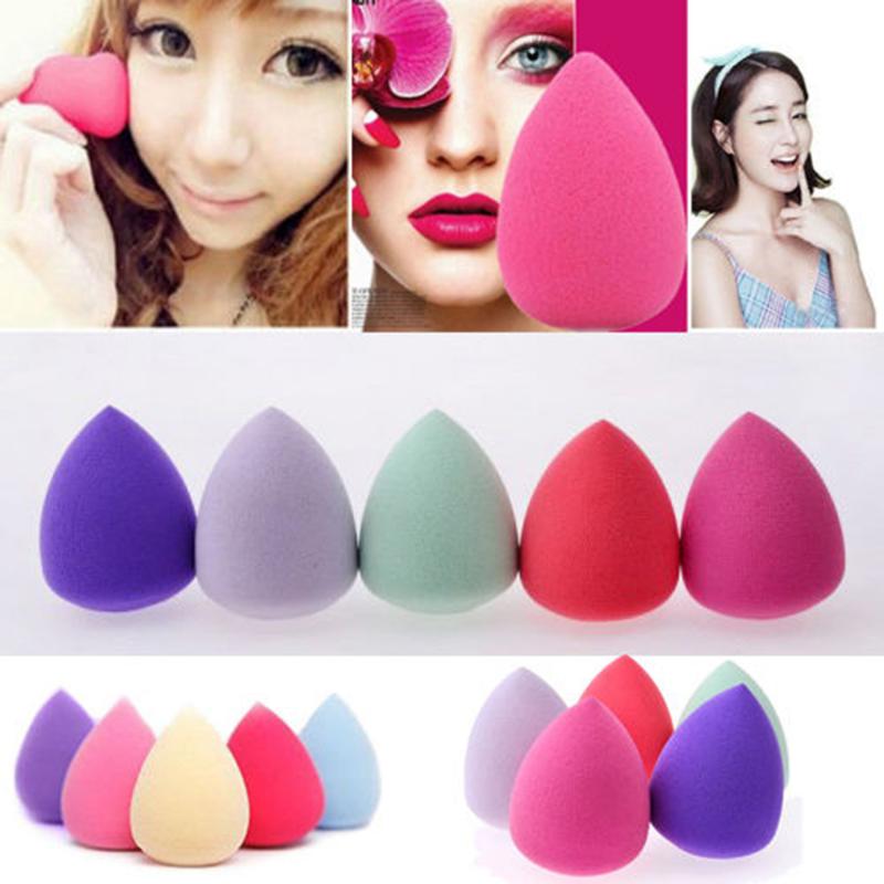 10/4/3/2pcs Makeup Sponge Puff Makeup Foundation Cosmetic Puff Smooth Powder Waterdrop Shape Sponge Beauty Makeup Tool