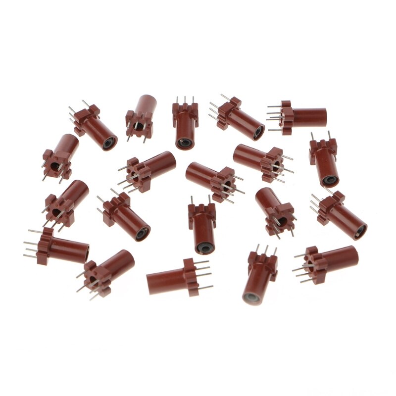 Noyau de Ferrite vide de squelette de coquille d'inductance réglable de 20 pièces aucune bobine d'inductance 25-100MHZ