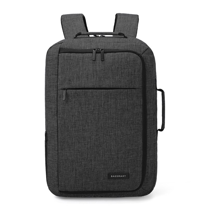 BAGSMART Multifunctionele Bakpack Mannen Reistas Waterdicht Bolsa Mochila voor 15.6 Inch Laptop Rugzak Schooltas Rugzak: black