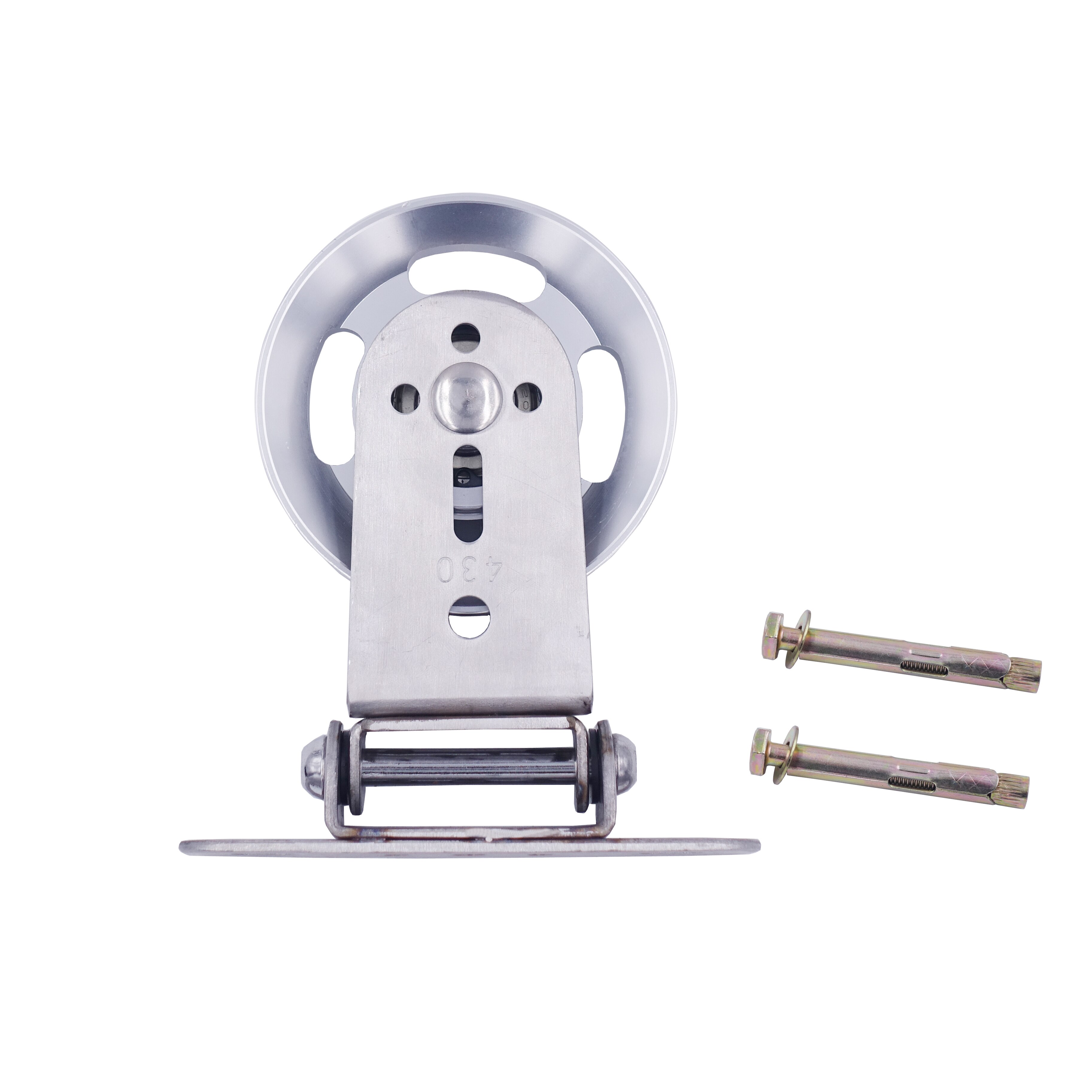 Rotating Heavy Load Gym Bearing Pulley Wheel Cable Machine Fitness Equipment for Lifting Workout Fixed Swivel Pulley Accessories: white