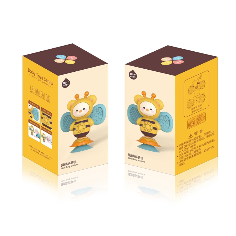 Musical Toys with Soft Bee Wings Light Sound Educational Sensory Development Activity Center Birthday for Toddlers D5QA