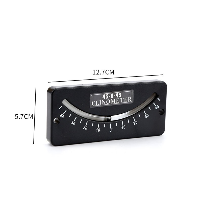 25-0-25/45-0-45 Inclinometer Mini Measuring Instrument Ship Inclinometer Clinometer Good: Red