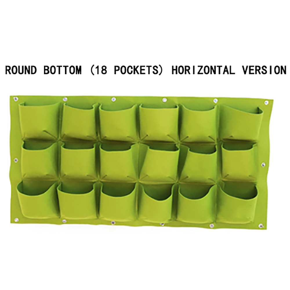 Wall Mount Hanging Planting Bags Home Supplies Multi Pockets DIY Grow Bag Planter Vertical Growing Vegetable Living Garden Bag