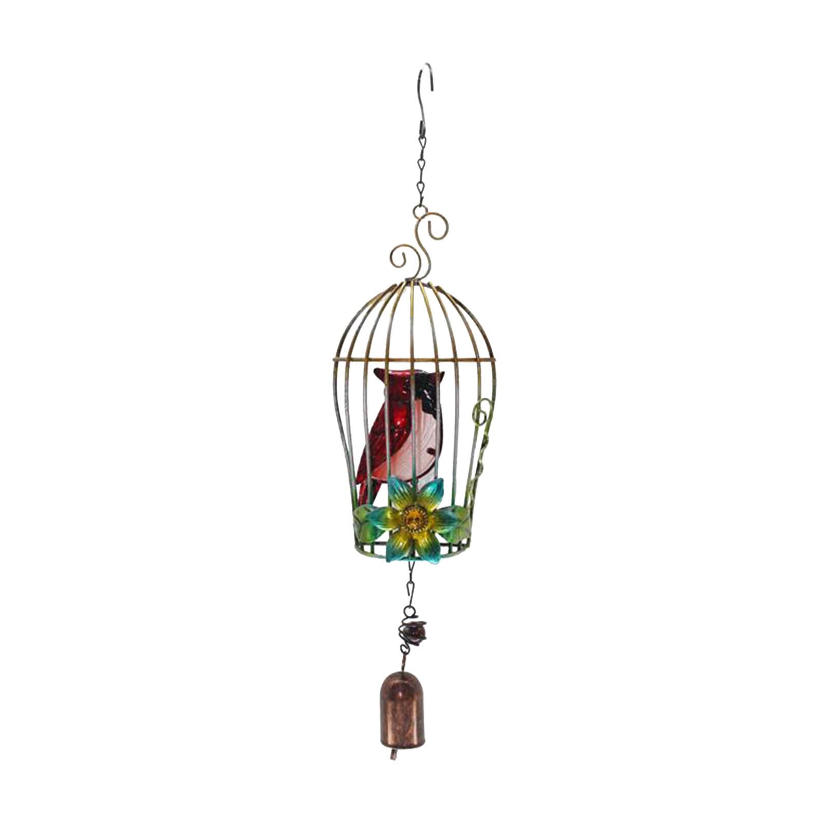 40 # Handwerk Hanger 3d Stereo Wind Chime Glas Bal Dier Modellering Hanger Creatieve Tuin Hanger Tuin Decoratie: Red 