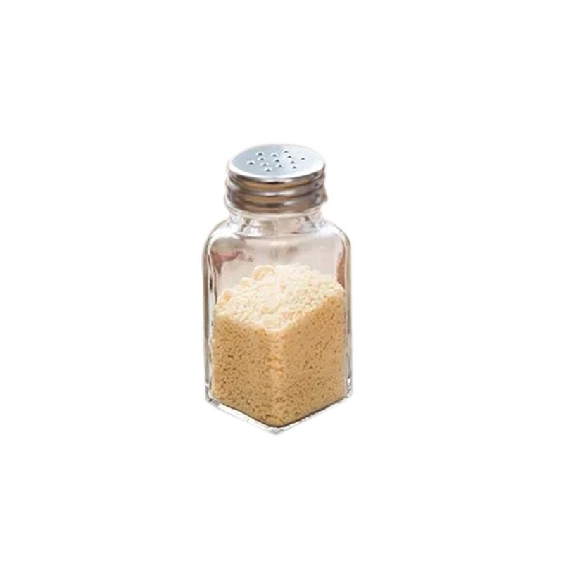 CTREE Keuken Opslagtank Kruiden Jar Glas Roterende Kruiden Fles Spice Zout Peper Kruiden Keuken Accessoires C743: C743 Rectangular