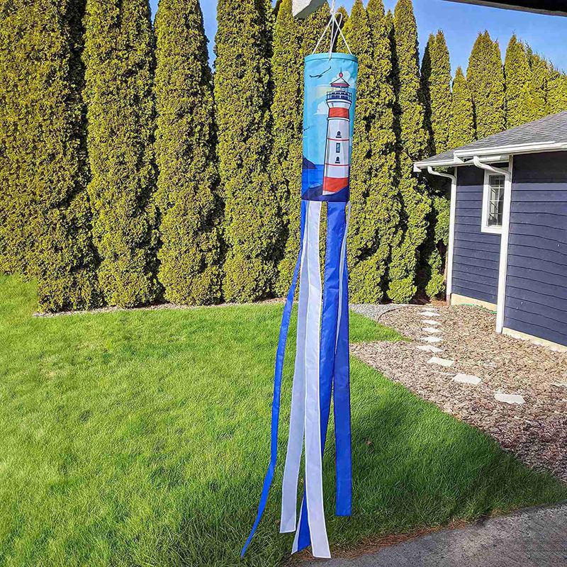 Outdoor Windsock All Weather Measurement Home Vane Windsock Indicator Aviation Monitoring Garden Hanging Decoration