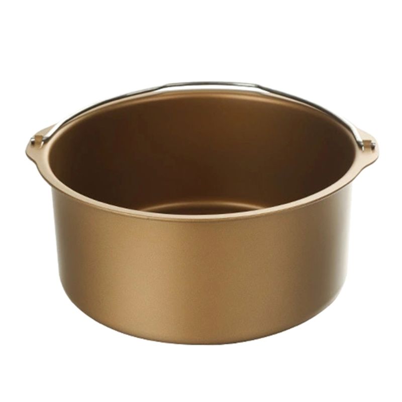 6/7/8 tommer non-stick luftfrituregryde kageform tønde bagepande bakke stegekurv