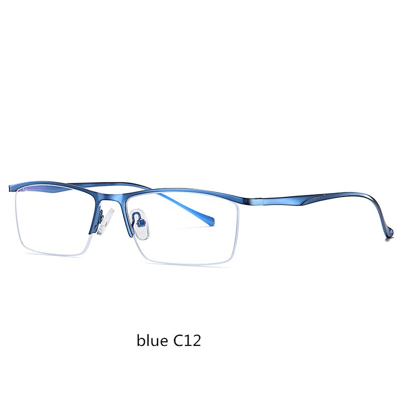 Roupai Blauw Licht Glazen Voor Mannen Computer Gaming Straling Ray Blauw Blokkeren Bril Blocker Bril Lentes Para Computadora: blue C12