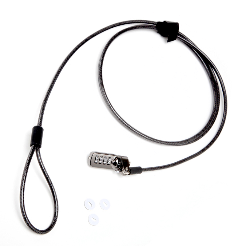 Notebook Laptop Combinatie Lock Beveiliging Kabel 4 Cijferige Wachtwoord Beveiligingen Anti Diefstal Apparaat Dq
