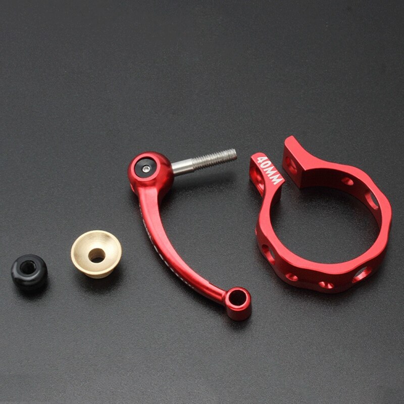 MUQZI Folding Bike Seat Post Clamp Ultralight Aluminum Alloy Quick Release Seatpost Collar 40mm for Folding Bikes
