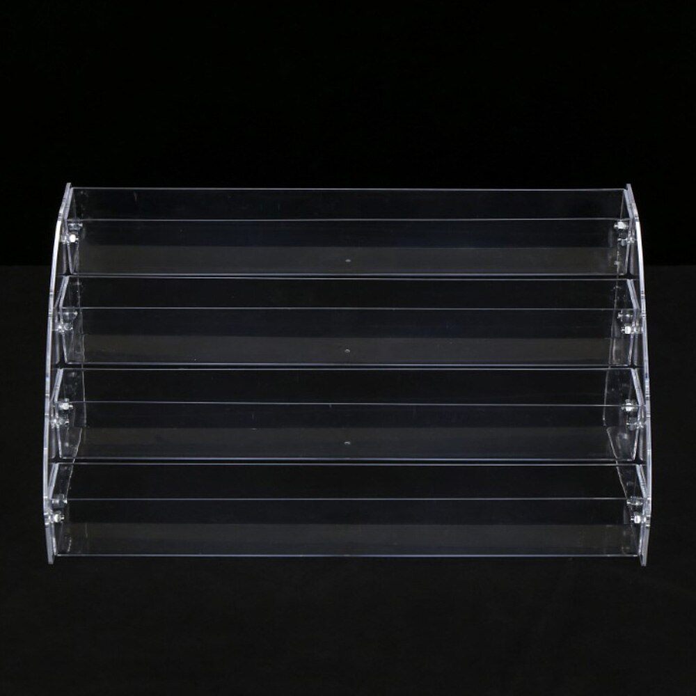 1 To 7 Tiers Nail Polish Table Rack Acrylic Clear Makeup Display Stand Organizer Holder Cosmetic Makeup Storage Lipstick Shelf
