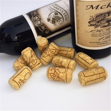 Wooden cork wine stopper solid wood polymer wine bottle stopper caps