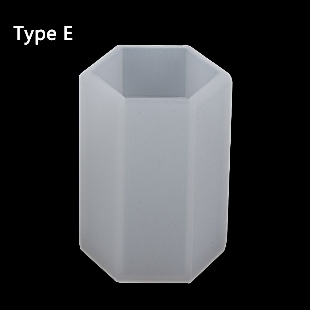 1PC Zylinder Kristall Kleber Harz Mold Silikon Casting Mould Kerze Form Epoxy Schmuck, Der Formen DIY Handgemachte Handwerk Werkzeuge: Type E