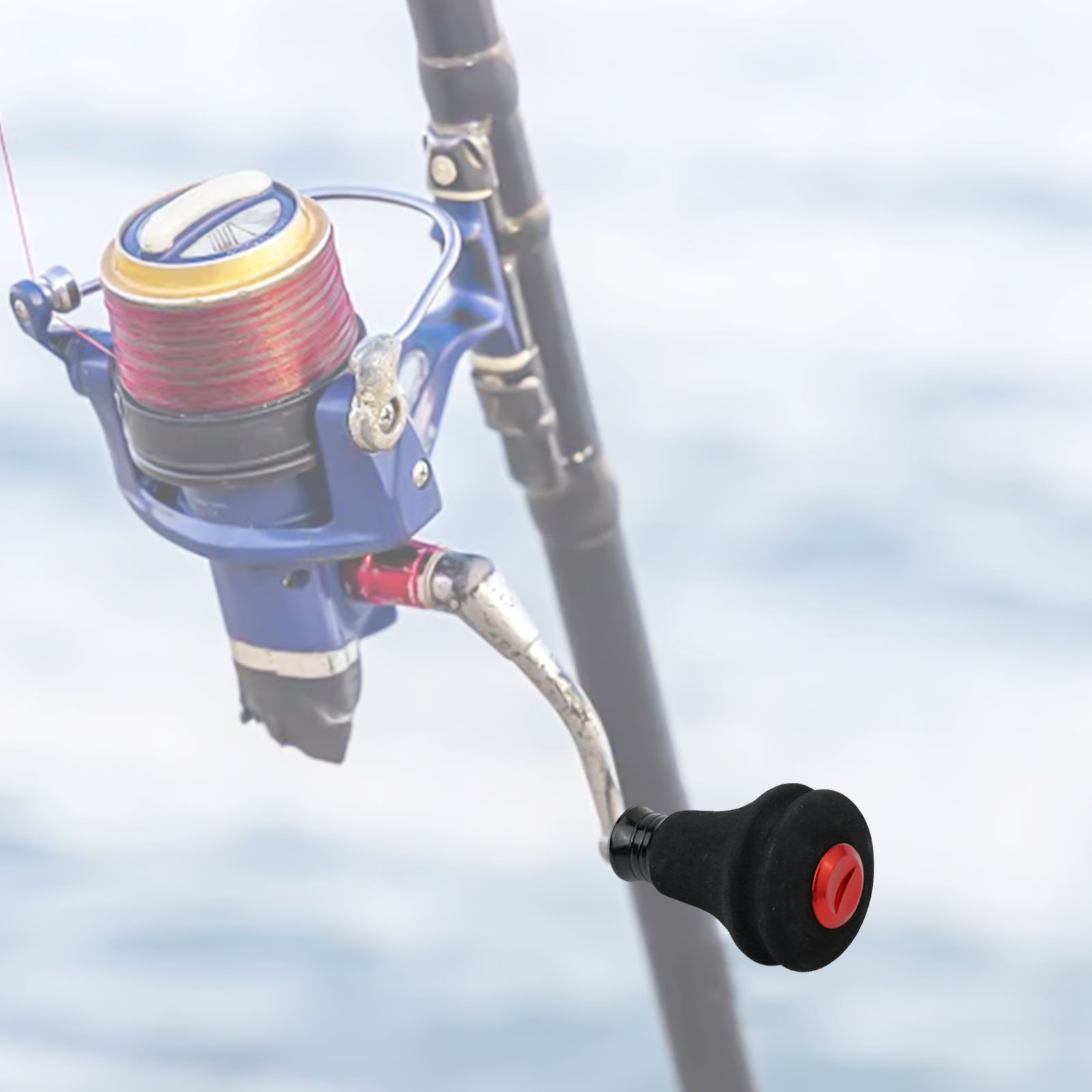 Vendas quentes roda de gota de água roda de pesca aperto pílula balancim alça eva para-shimanodava modificado ajuste parte