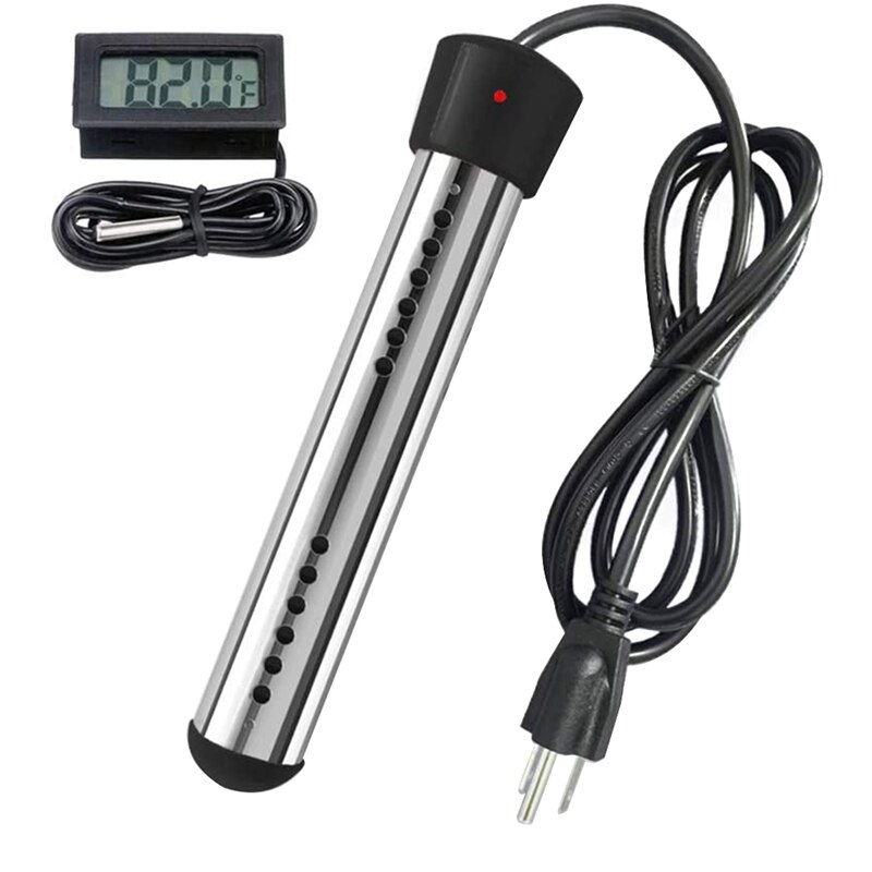 Thermoplongeur, chauffe-eau instantané Submersible électrique portatif, utilisé dans la prise américaine de baignoire de baignoire de piscine: Default Title