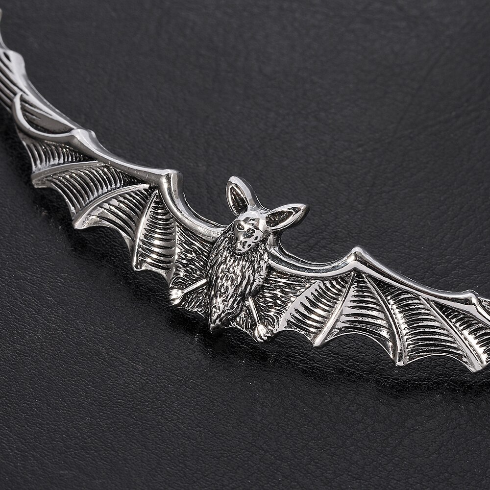 Vintage Fledermaus Choker Halskette Vampire Dunklen Stil Halsband Fledermaus Schmuck Frauen Mädchen Goth Bat Punk Stil männer Schmuck