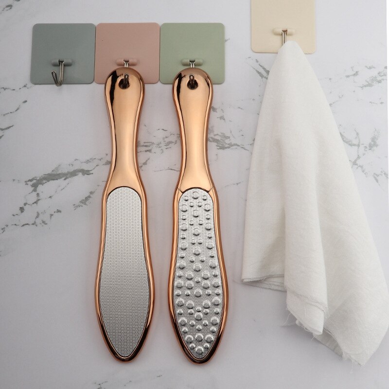 Pedicure Foot Care Tools Voet Bestand Raspen Eelt Dead Skin Remover Professionele Rvs Dubbele Kanten Bestanden