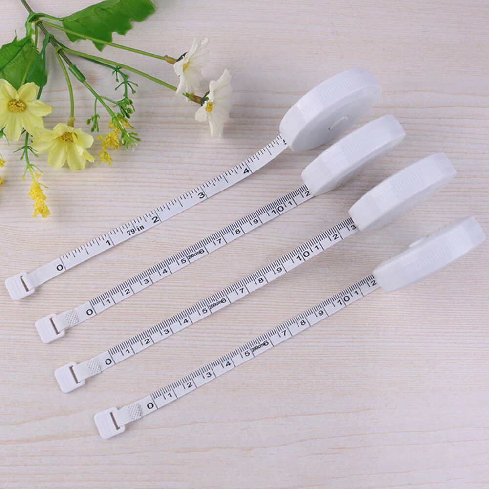 0-200cm Retractable Measure Tape for Children Height Size Gauge Measurement Ruler Portable Centimeter Inch Roll Tape Tools