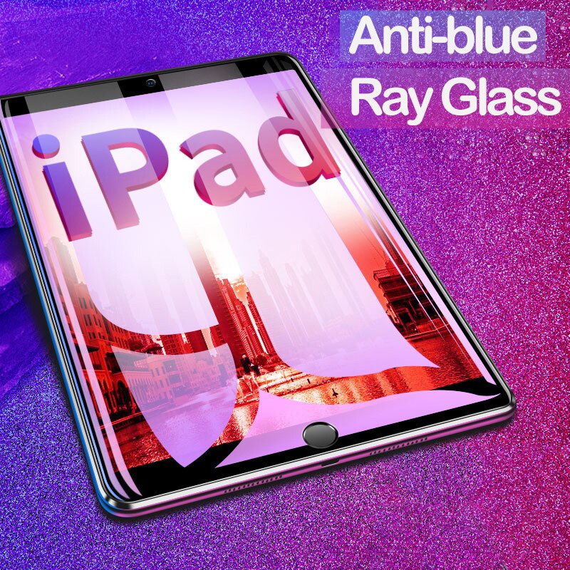 Anti-blue Light Screen Glass Film for iPad mini 5 4 3 2 1 air 1 2 3 4 Tablet Protective Film for iPad 10.2 10.5 11 10.9 9.7