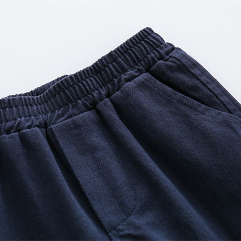 Mudkingdom-pantalones Cargo para niño, peto con bolsillos de dibujos animados, cintura elástica, pantalones sólidos para correr, ropa informal para niño, Primavera