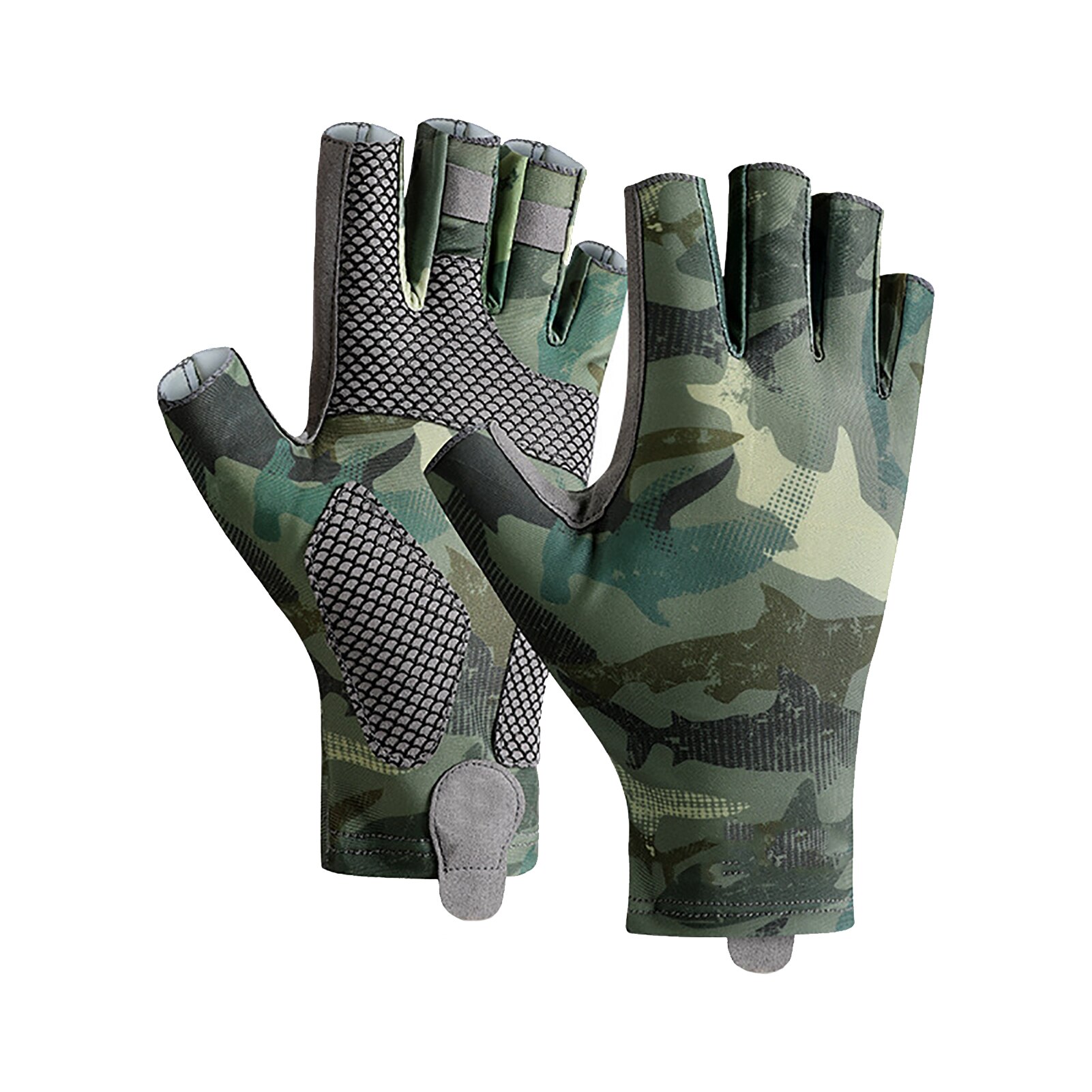Rękawice ochronne UV sportowe rękawice wędkarskie oddychające letnie antypoślizgowe rękawiczki bez palców na wolnym powietrzu Turystyka piesza kolarstwo kajakowe