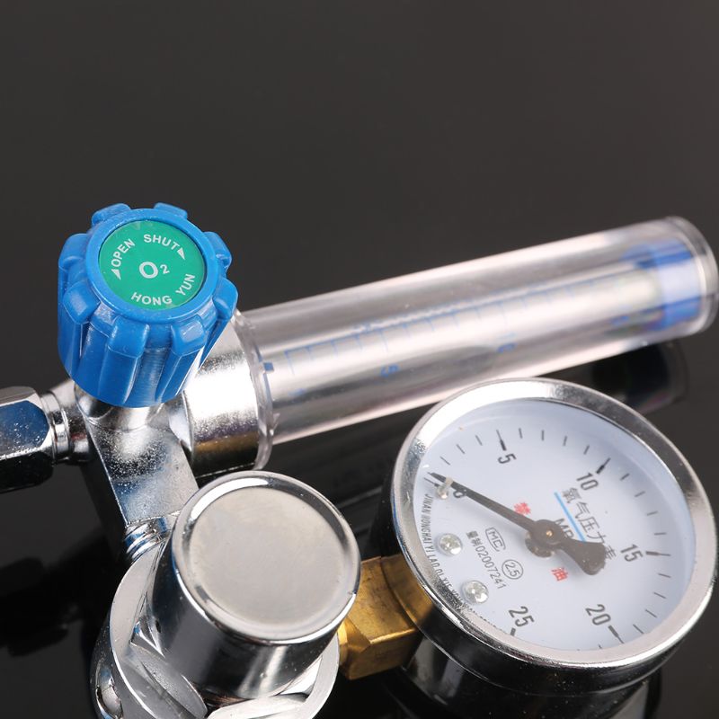 Pressure regulator  o2 medical oxygen inhaler pressure reducing valve oxygen meter  g5/8 " 0-10l/ min
