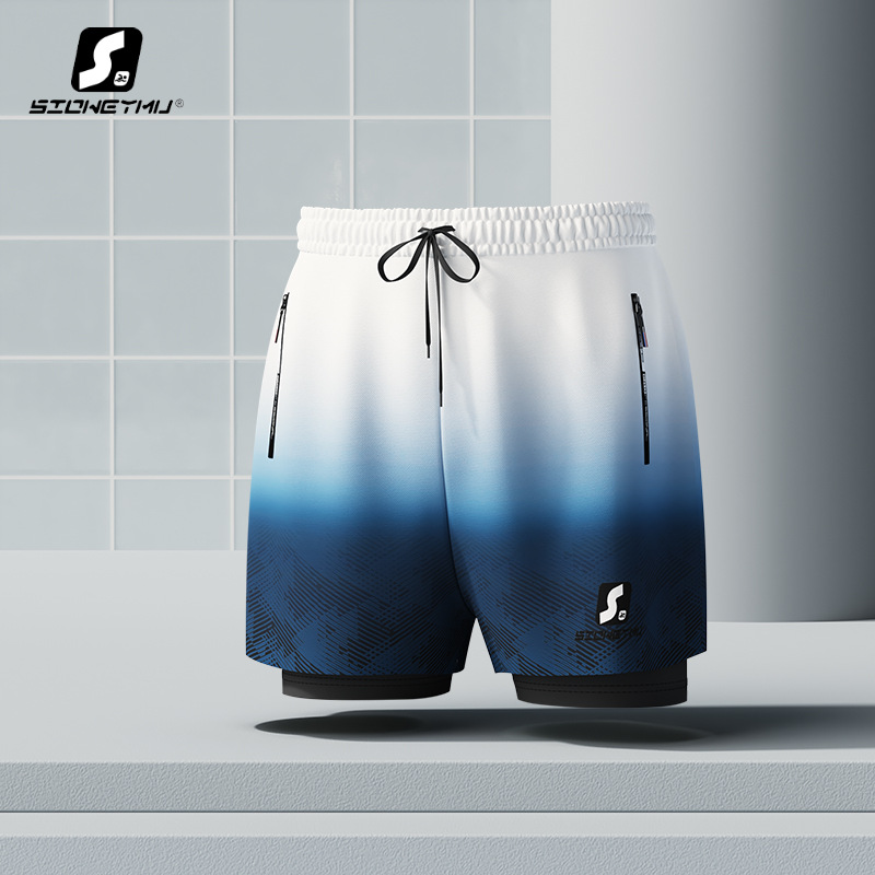 Neue Badehose Herren Anti-Peinlichkeit Erwachsene Schnell trocknende Badeanzüge Große, schnell trocknende Spring Schwimmsets: XL / MULTI