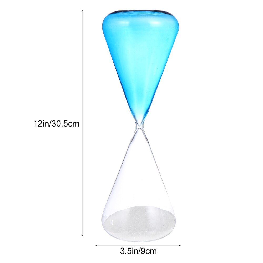 Transparent Glass Hourglass Timer 10 Minutes Time Sand Clock Room Decor for Home