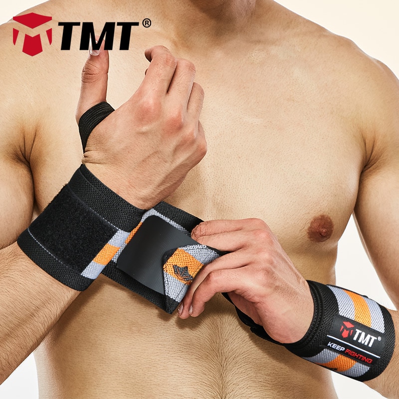 TMT Dragonne Poids Levage Bandage Main Crossfit Haltère Haltérophilie Poignet Bracelet Sport Bandage Formation Sécurité
