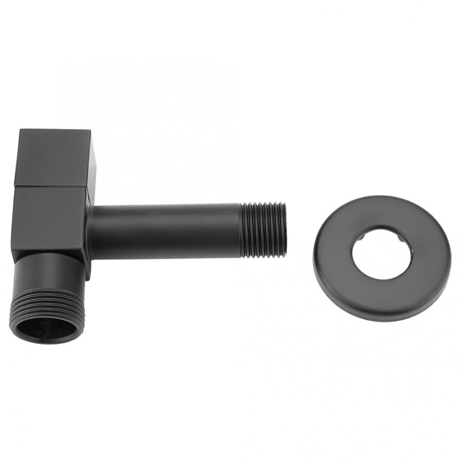 Bathroom Sets Black Brass Square Washing Machine Faucet Wall Mount Laundry Cold Water Tap Bathroom Shower: Blue