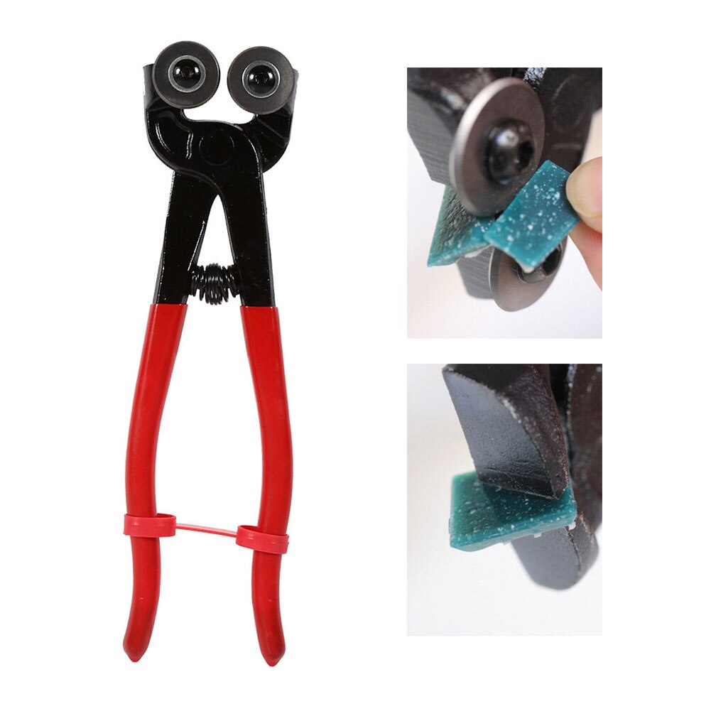 Tile Nippers Glass Mosaic Wheeled Tool 8inch Heavy Duty Pliers For Ceramic Tile DIY Cutting Plier Tool Accessory