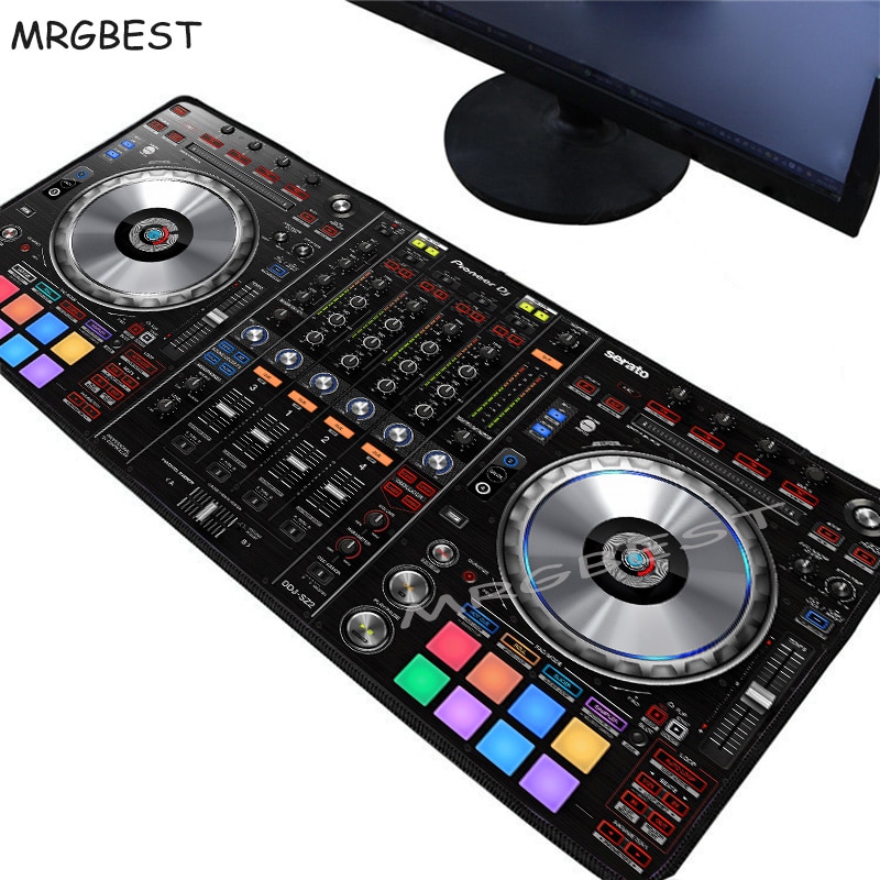 MRGBEST 400X900CM L Radio DJ Workbench Large Size Gaming PC Mouse Pad Z Keyboard Mat Desk Pad Macbook Pro Mousepad Natural Rubbe