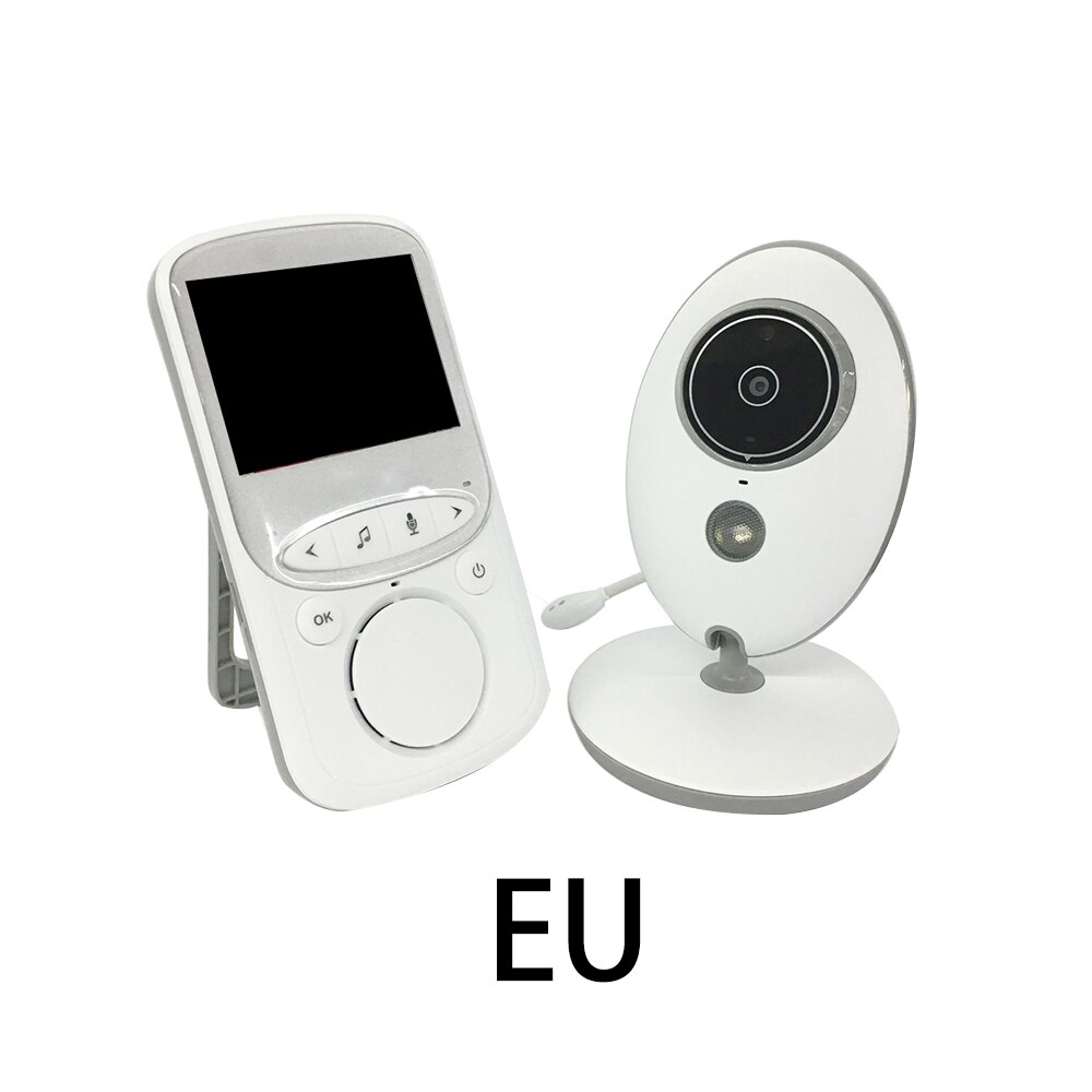 Wireless Baby Monitor 2.4inch Digital Baby Safety Care Instrument Voice Intercom Room Temperature Monitoring Talk Back: EU plug