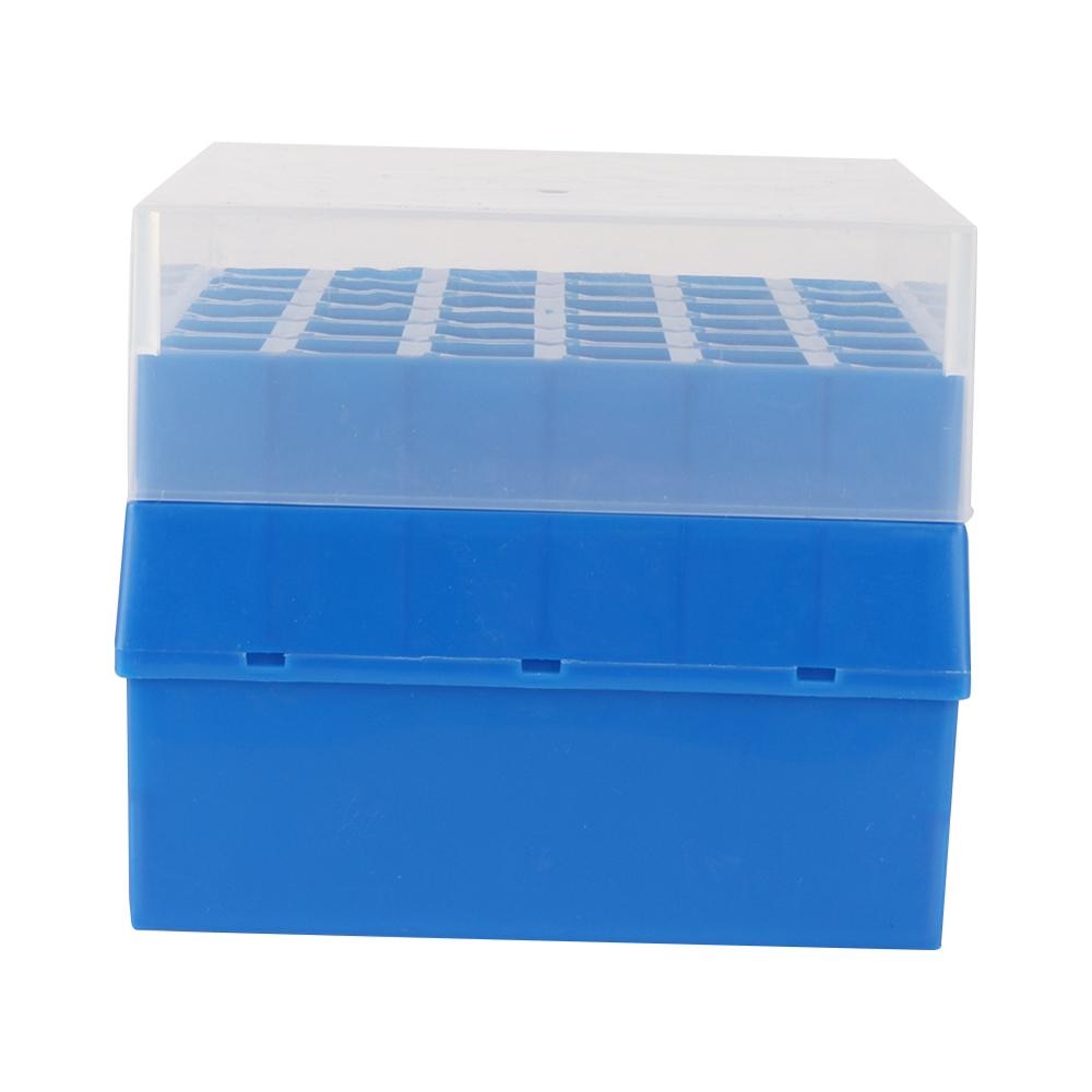 Plastic 36 Sockets Centrifuge Tube Rack Box With Clear Cover 10ml/15ml Centrifugal Tube Holder Laboratory Test Tube Supplies