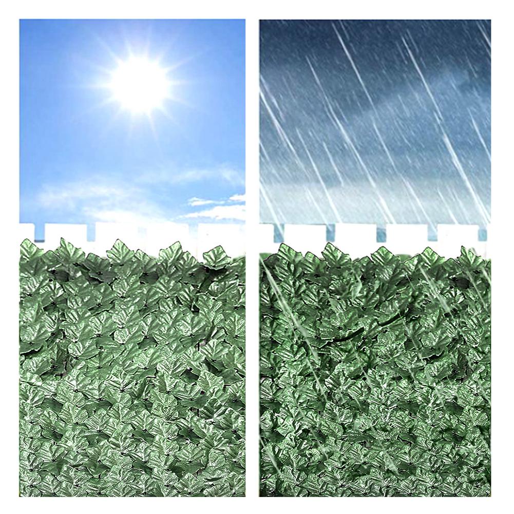 Sztuczny liść siatka ogrodzeniowa sztuczny bluszcz przesiewowe rolki zielony liść prywatność ogrodzenie ogród dekoracja