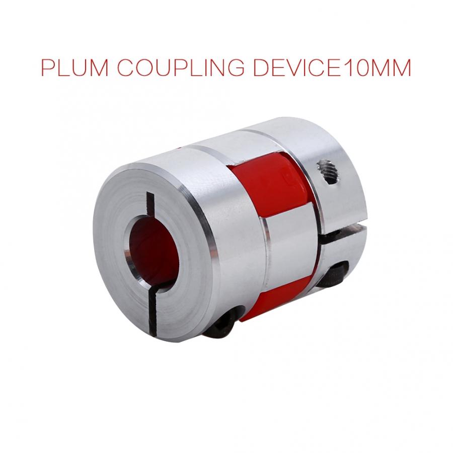 8mm x 10mm Shaft Coupler Flexible Plum Shaft Coupling Motor Connector Aluminium CNC Stepper Motor Encoder Couplers OD 25mm