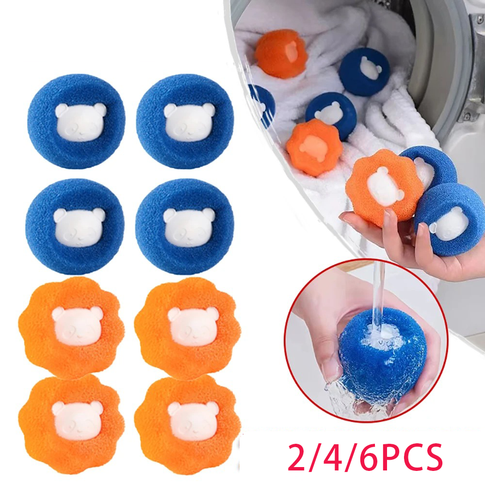 Juego de bolas mágicas para lavandería, se puede reutilizar ropa, Herramientas de Limpieza del cabello, dispositivo de depilación para mascotas, productos para lavadora, hogar