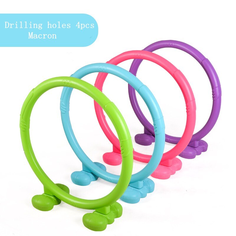 Happymaty Bambino Hurdle Scuola Materna Cerchio di Plastica Giocattolo Trapano Foro Porta Ad Arco Attività All'aperto Attrezzature Sportive Giocattoli per I Bambini zd02