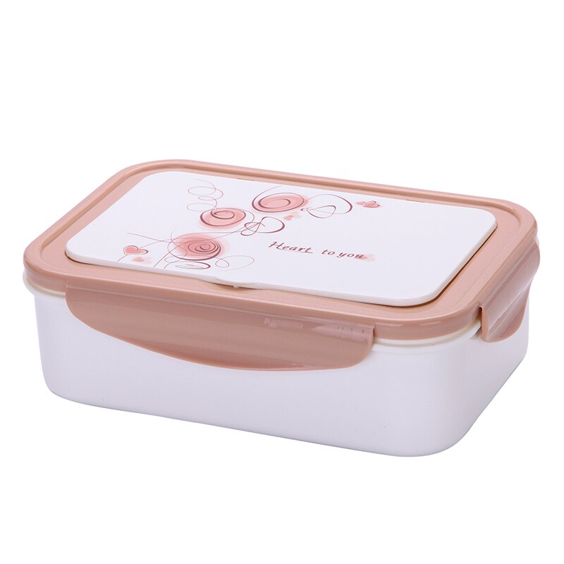 2 or 1 Pcs Lunch Box For Kids Food Containers Microwavable Bento Snack Box Cartoon School Waterproof Storage Box: KT234