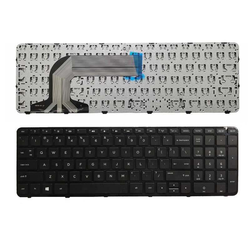 US Keyboard FOR HP Pavilion 17-N 17-E 17N 17 E R68 English laptop keyboard white and black