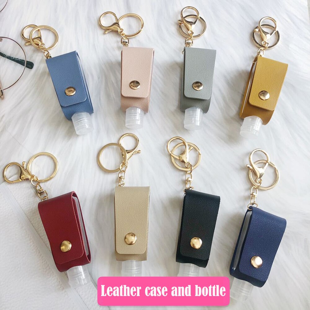 Bouteille de stockage de Gel de lavage des mains avec porte-clés Mini bouteille de désinfectant pour les mains Portable vide porte-clés bouteille réutilisable