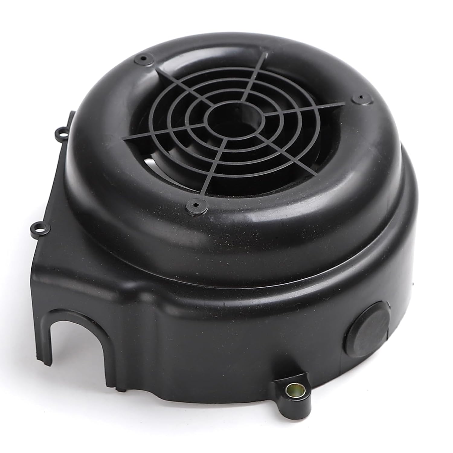 Cubierta del ventilador de refrigeración del director de aire en reemplazo de material PP para scooter ciclomotor chino GY6 125cc 150cc de 4 tiempos ATV Go Kart: Negro