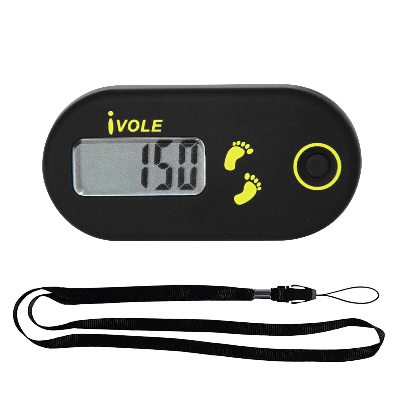 Mini Pedometer with Clip Walking Pedometer Calorie Counter: Default Title