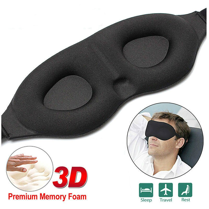 1Pcs Slaapmasker Reizen Slapen Oogmasker 3D Memory Foam Padded Shade Cover Slapen Blinddoek Voor Kantoor Slaap Masker Slaap snurken