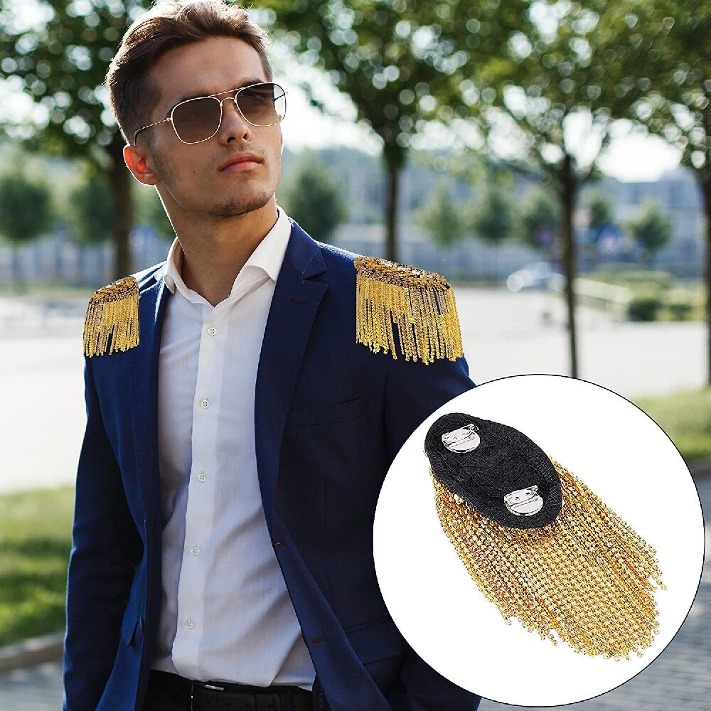 Kostuum Crystal Schoudervullingen Decor Voor Man Vrouwen Jurk Accessoires Handgemaakte Luxe Kwastje Epaulet Rhinestone Schouder Board