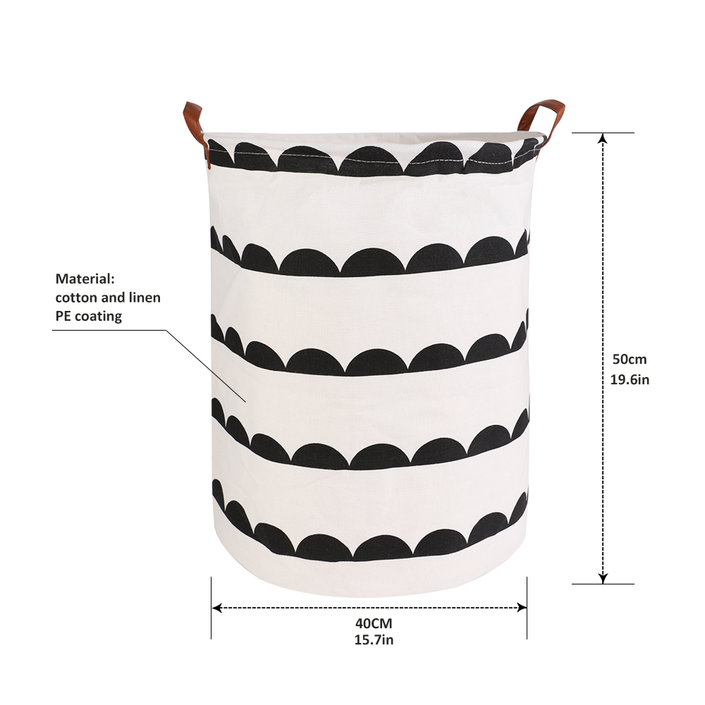 Foldable Laundry Basket Large Capacity Laundry Hamper Dirty Clothes Storage Organizer Bucket Homehold Storage Bag: plum