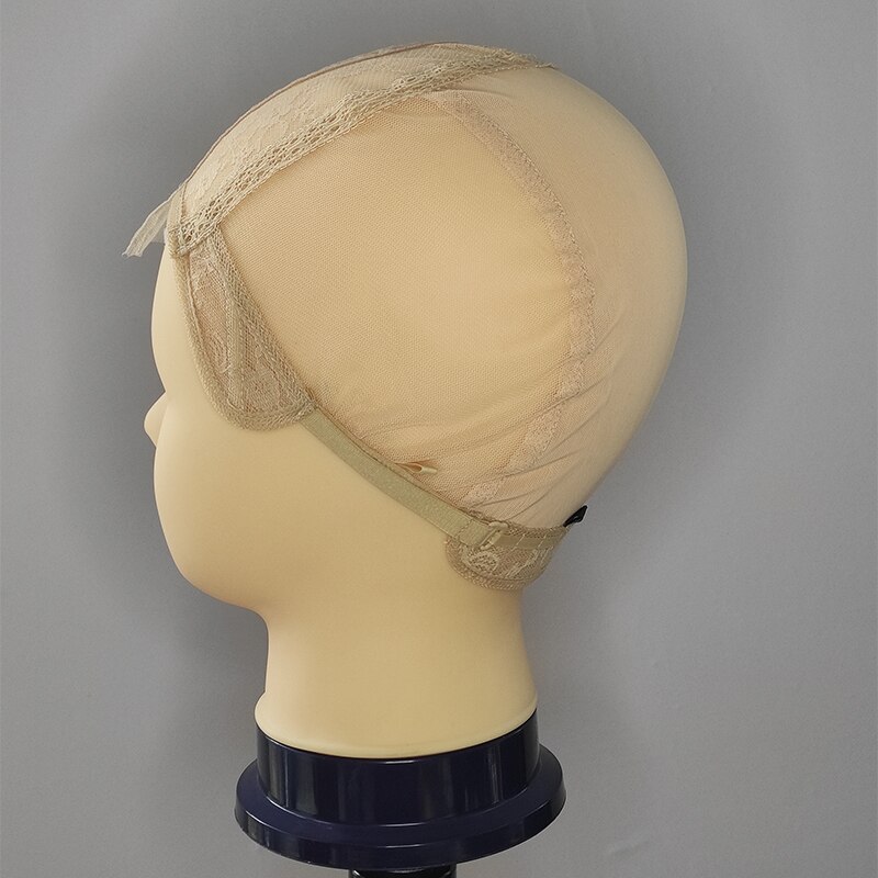 2X4 Lace-closure-wig-caps for making closure wigs chinese-swiss-lace closure wig caps